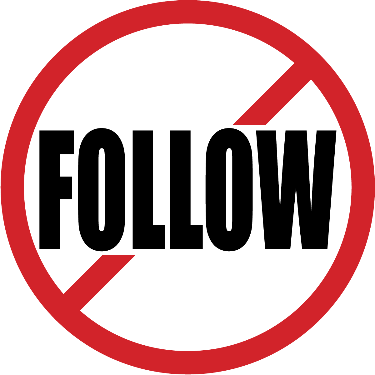 No follow.
